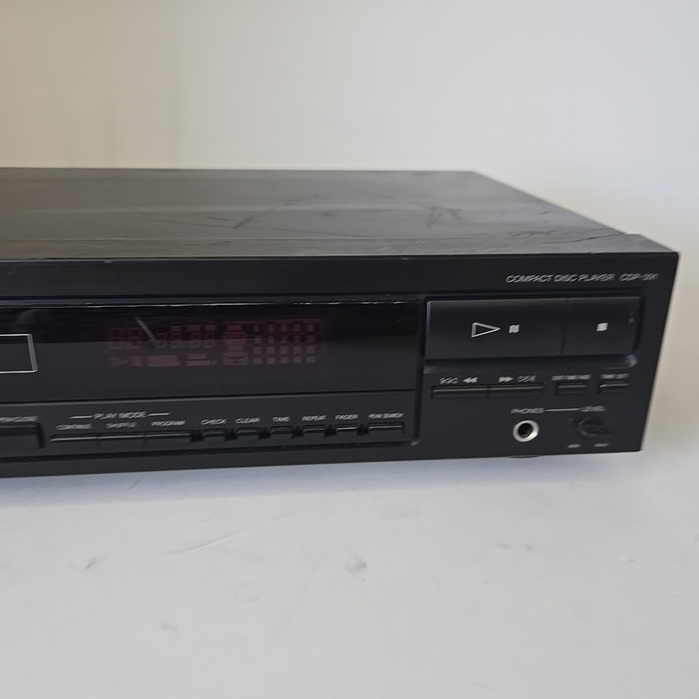 Sony CDP-391 Compact Disc CD Player Tested Working- No remote - Picture 3 of 5